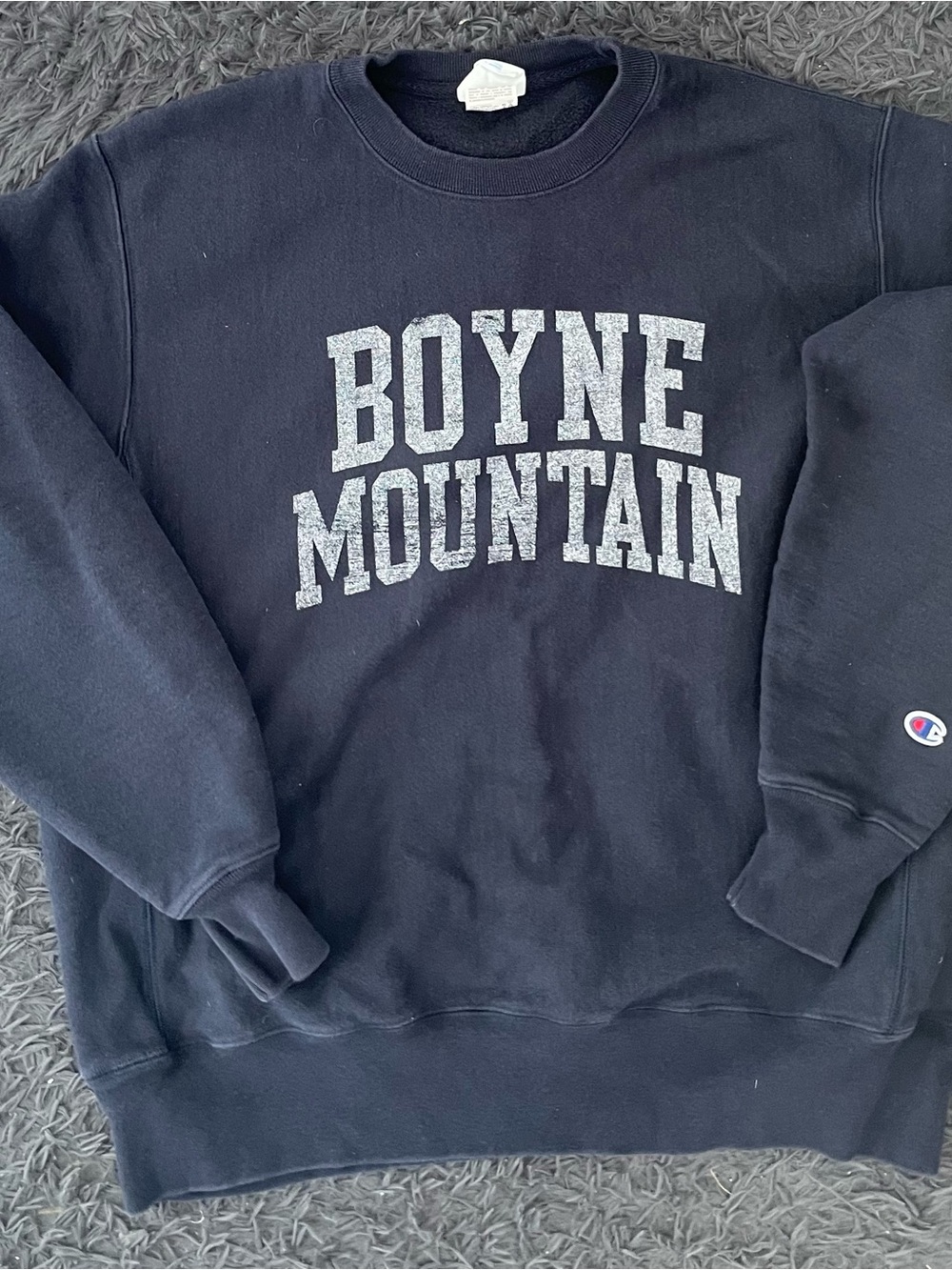 Men Size Large Vintage Boyne Mountain Champion Reverse Weave Sweatshirt
